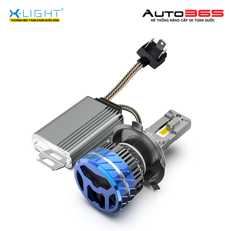 BÓNG LED NAOEVO S8 PRO - NHIỆT MÀU 4300K - CHÂN H4